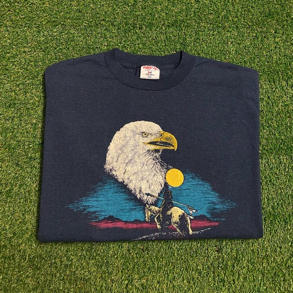 HEF-T Other - Vintage Utah Nature Eagle / Native American Tee